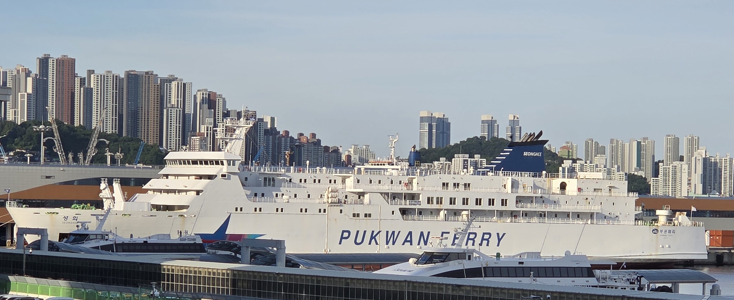Pukwan Ferry at Busan International Passenger Terminal